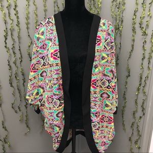 Lush Oversized Aztec Print Kimono